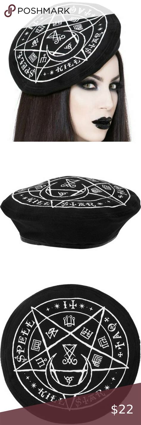 Killstar witch hat with pentagram